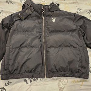 Womens Playboy  Puffer Jacket by Pacsun
